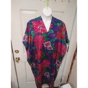 Vintage Oscar De La Renta Floral Caftan Muumuu